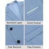 image:imageCOOFANDY Mens Causal Blazer Two Button Suit Jackets Lightweight Slim Fit Sports CoatsLight Blue
