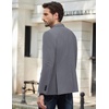 image:imageCOOFANDY Mens Causal Blazer Two Button Suit Jackets Lightweight Slim Fit Sports CoatsLight Gray