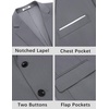 image:imageCOOFANDY Mens Causal Blazer Two Button Suit Jackets Lightweight Slim Fit Sports CoatsLight Gray