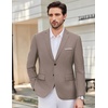 image:imageCOOFANDY Mens Causal Blazer Two Button Suit Jackets Lightweight Slim Fit Sports CoatsLight Khaki