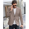 image:imageCOOFANDY Mens Causal Blazer Two Button Suit Jackets Lightweight Slim Fit Sports CoatsLight Khaki