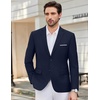 image:imageCOOFANDY Mens Causal Blazer Two Button Suit Jackets Lightweight Slim Fit Sports CoatsNavy Blue