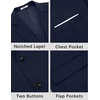 image:imageCOOFANDY Mens Causal Blazer Two Button Suit Jackets Lightweight Slim Fit Sports CoatsNavy Blue