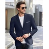 image:imageCOOFANDY Mens Causal Blazer Two Button Suit Jackets Lightweight Slim Fit Sports CoatsNavy Blue