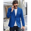 image:imageCOOFANDY Mens Causal Blazer Two Button Suit Jackets Lightweight Slim Fit Sports CoatsRoyal Blue