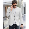 image:imageCOOFANDY Mens Causal Blazer Two Button Suit Jackets Lightweight Slim Fit Sports CoatsWhite