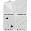 image:imageCOOFANDY Mens Causal Blazer Two Button Suit Jackets Lightweight Slim Fit Sports CoatsWhite