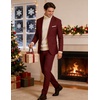 image:imageCOOFANDY Mens Causal Blazer Two Button Suit Jackets Lightweight Slim Fit Sports CoatsWine Red