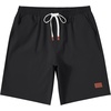 image:imageCOOFANDY Mens Cotton Chino Shorts 9 Inch Casual Shorts Elastic Waist Drawstring Summer Beach Shorts with PocketsBlack