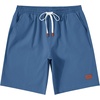 image:imageCOOFANDY Mens Cotton Chino Shorts 9 Inch Casual Shorts Elastic Waist Drawstring Summer Beach Shorts with PocketsBlue