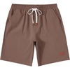image:imageCOOFANDY Mens Cotton Chino Shorts 9 Inch Casual Shorts Elastic Waist Drawstring Summer Beach Shorts with PocketsBrown