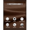 image:imageCOOFANDY Mens Crewneck Sweatshirts Long Sleeves Fleece Sweatshirts Thermal Casual Pullover ShirtBrown
