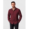 image:imageCOOFANDY Mens Dress Shirt Long Sleeve Casual Button Down Shirt Wrinkle Free Formal Business Shirts03wine Red Solid