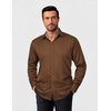 image:imageCOOFANDY Mens Dress Shirt Long Sleeve Casual Button Down Shirt Wrinkle Free Formal Business ShirtsBrown