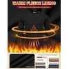 image:imageCOOFANDY Mens Fleece Crewneck Sweatshirt Casual Long Sleeve Pullover Fall Winter Warm Sweatshirts Fashion PulloversBlack