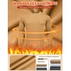 image:imageCOOFANDY Mens Fleece Crewneck Sweatshirt Casual Long Sleeve Pullover Fall Winter Warm Sweatshirts Fashion PulloversLight Tan