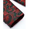 image:imageCOOFANDY Mens Floral Tuxedo Jacket Paisley Shawl Lapel Suit Blazer Jacket for DinnerPromWeddingChristmas Red Green