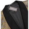 image:imageCOOFANDY Mens Floral Tuxedo Jacket Paisley Shawl Lapel Suit Blazer Jacket for DinnerPromWeddingGolden Yellow