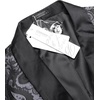 image:imageCOOFANDY Mens Floral Tuxedo Jacket Paisley Shawl Lapel Suit Blazer Jacket for DinnerPromWeddingGrey