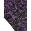 image:imageCOOFANDY Mens Floral Tuxedo Jacket Paisley Shawl Lapel Suit Blazer Jacket for DinnerPromWeddingPurple