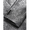 image:imageCOOFANDY Mens Floral Tuxedo Jacket Paisley Shawl Lapel Suit Blazer Jacket for DinnerPromWeddingSilver