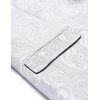 image:imageCOOFANDY Mens Floral Tuxedo Jacket Paisley Shawl Lapel Suit Blazer Jacket for DinnerPromWeddingWhite