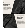 image:imageCOOFANDY Mens Floral Tuxedo One Button Luxury Shiny Blazer Dinner Party Prom Wedding Suit Jacket6  Black