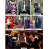 image:imageCOOFANDY Mens Floral Tuxedo One Button Luxury Shiny Blazer Dinner Party Prom Wedding Suit Jacket6  Black
