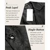 image:imageCOOFANDY Mens Floral Tuxedo One Button Luxury Shiny Blazer Dinner Party Prom Wedding Suit Jacket6  Black