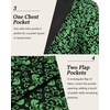 image:imageCOOFANDY Mens Floral Tuxedo One Button Luxury Shiny Blazer Dinner Party Prom Wedding Suit JacketGreen Floral