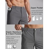 image:imageCOOFANDY Mens Golf Shorts 7 Inseam Lightweight Quick Dry Shorts Elastic Waistband with 3 Pockets UPF50Dark Grey
