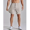 image:imageCOOFANDY Mens Golf Shorts 7 Inseam Lightweight Quick Dry Shorts Elastic Waistband with 3 Pockets UPF50Light Khaki