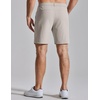 image:imageCOOFANDY Mens Golf Shorts 7 Inseam Lightweight Quick Dry Shorts Elastic Waistband with 3 Pockets UPF50Light Khaki