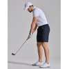 image:imageCOOFANDY Mens Golf Shorts 7 Inseam Lightweight Quick Dry Shorts Elastic Waistband with 3 Pockets UPF50Navy Blue