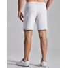 image:imageCOOFANDY Mens Golf Shorts 7 Inseam Lightweight Quick Dry Shorts Elastic Waistband with 3 Pockets UPF50White