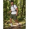 image:imageCOOFANDY Mens Golf Shorts 9 Quick Dry Stretch Dress Shorts with 6 Pockets Lightweight Casual Hiking ShortsArmy Green