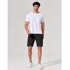 image:imageCOOFANDY Mens Golf Shorts 9 Quick Dry Stretch Dress Shorts with 6 Pockets Lightweight Casual Hiking ShortsBlack