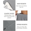 image:imageCOOFANDY Mens Golf Shorts 9 Quick Dry Stretch Dress Shorts with 6 Pockets Lightweight Casual Hiking ShortsGrey