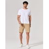 image:imageCOOFANDY Mens Golf Shorts 9 Quick Dry Stretch Dress Shorts with 6 Pockets Lightweight Casual Hiking ShortsKhaki