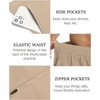image:imageCOOFANDY Mens Golf Shorts 9 Quick Dry Stretch Dress Shorts with 6 Pockets Lightweight Casual Hiking ShortsKhaki