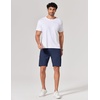 image:imageCOOFANDY Mens Golf Shorts 9 Quick Dry Stretch Dress Shorts with 6 Pockets Lightweight Casual Hiking ShortsNavy Blue