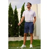 image:imageCOOFANDY Mens Golf Shorts 9 Quick Dry Stretch Dress Shorts with 6 Pockets Lightweight Casual Hiking ShortsNavy Blue