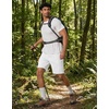 image:imageCOOFANDY Mens Golf Shorts 9 Quick Dry Stretch Dress Shorts with 6 Pockets Lightweight Casual Hiking ShortsWhite