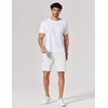 image:imageCOOFANDY Mens Golf Shorts 9 Quick Dry Stretch Dress Shorts with 6 Pockets Lightweight Casual Hiking ShortsWhite