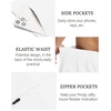 image:imageCOOFANDY Mens Golf Shorts 9 Quick Dry Stretch Dress Shorts with 6 Pockets Lightweight Casual Hiking ShortsWhite