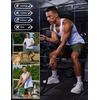 image:imageCOOFANDY Mens Gym Athletic Shorts with Zipper Pockets Quick Dry 7 Workout Running Training ShortsArmy Green