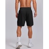 image:imageCOOFANDY Mens Gym Athletic Shorts with Zipper Pockets Quick Dry 7 Workout Running Training ShortsBlack