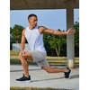image:imageCOOFANDY Mens Gym Athletic Shorts with Zipper Pockets Quick Dry 7 Workout Running Training ShortsLight Gray