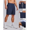 image:imageCOOFANDY Mens Gym Athletic Shorts with Zipper Pockets Quick Dry 7 Workout Running Training ShortsNavy Blue