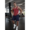image:imageCOOFANDY Mens Gym Athletic Shorts with Zipper Pockets Quick Dry 7 Workout Running Training ShortsNavy Blue